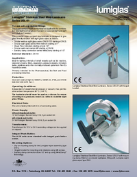 Thumbnail of document Data Sheet - Lumiglas® Stainless Mini-Luminaire Series USL 01